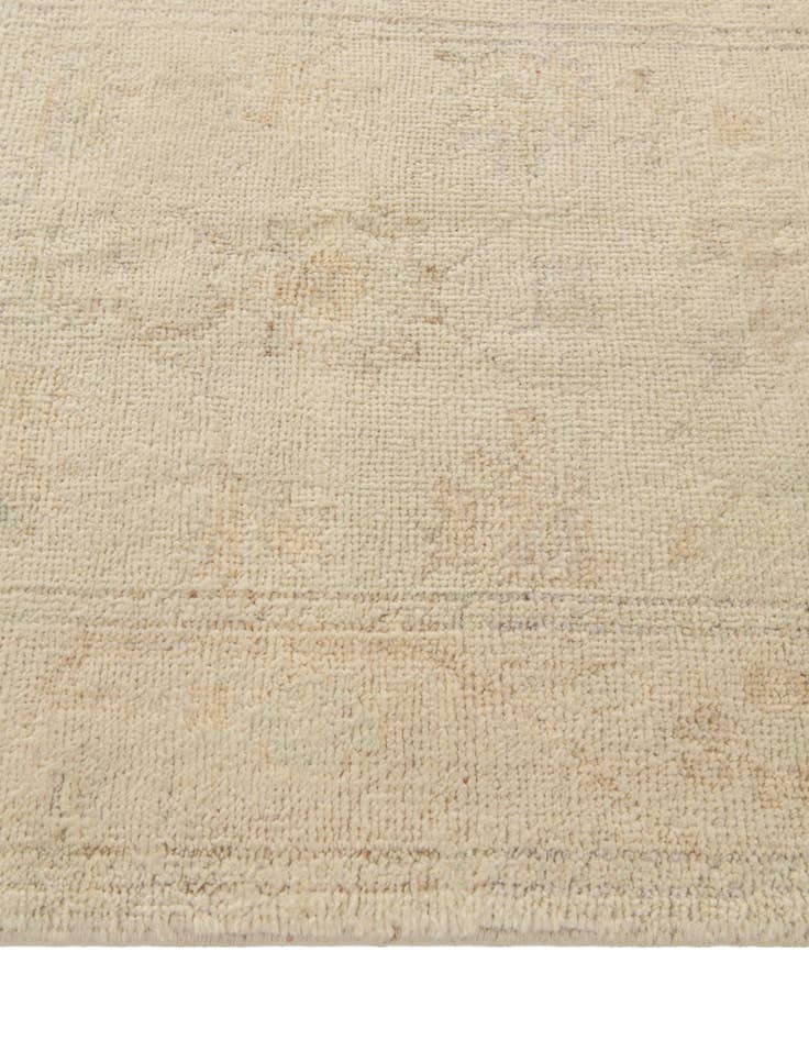 Detail image of 2' 7 x 16' 4 Hand Knotted Oushak Wool Runner Rug
