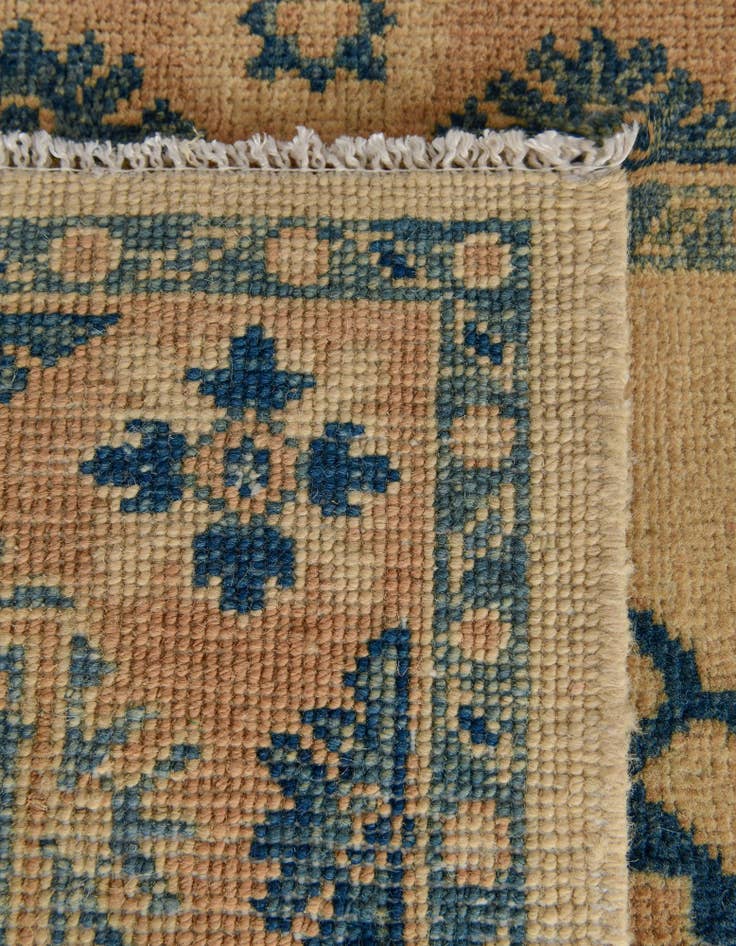 Detail image of  2' 8 x 6' 4  Hand Knotted Oushak Wool Runner Rug