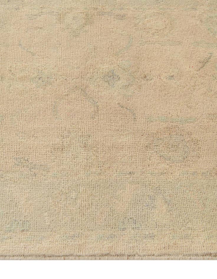 Detail image of  2' 10 x 9' 8  Hand Knotted Oushak Wool Runner Rug