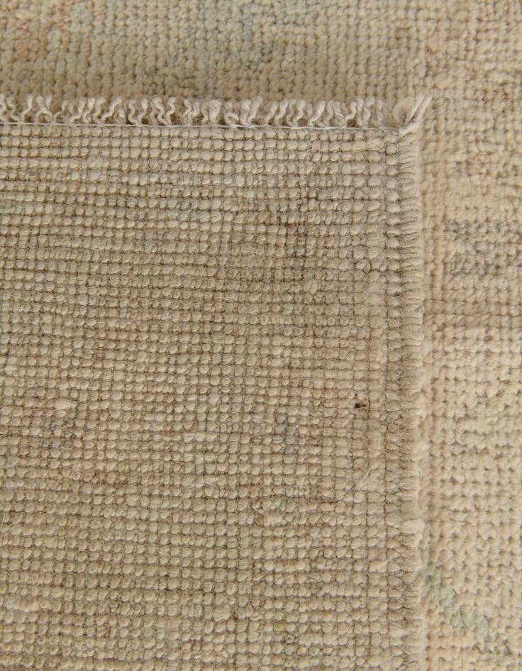 Detail image of  2' 10 x 9' 8  Hand Knotted Oushak Wool Runner Rug