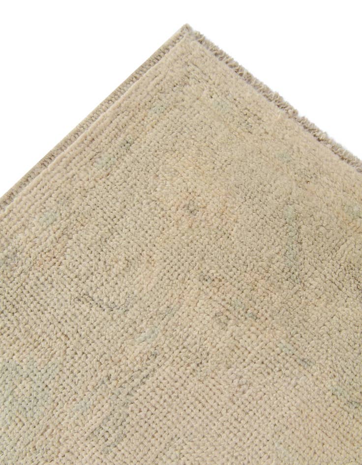 Detail image of  2' 10 x 9' 8  Hand Knotted Oushak Wool Runner Rug