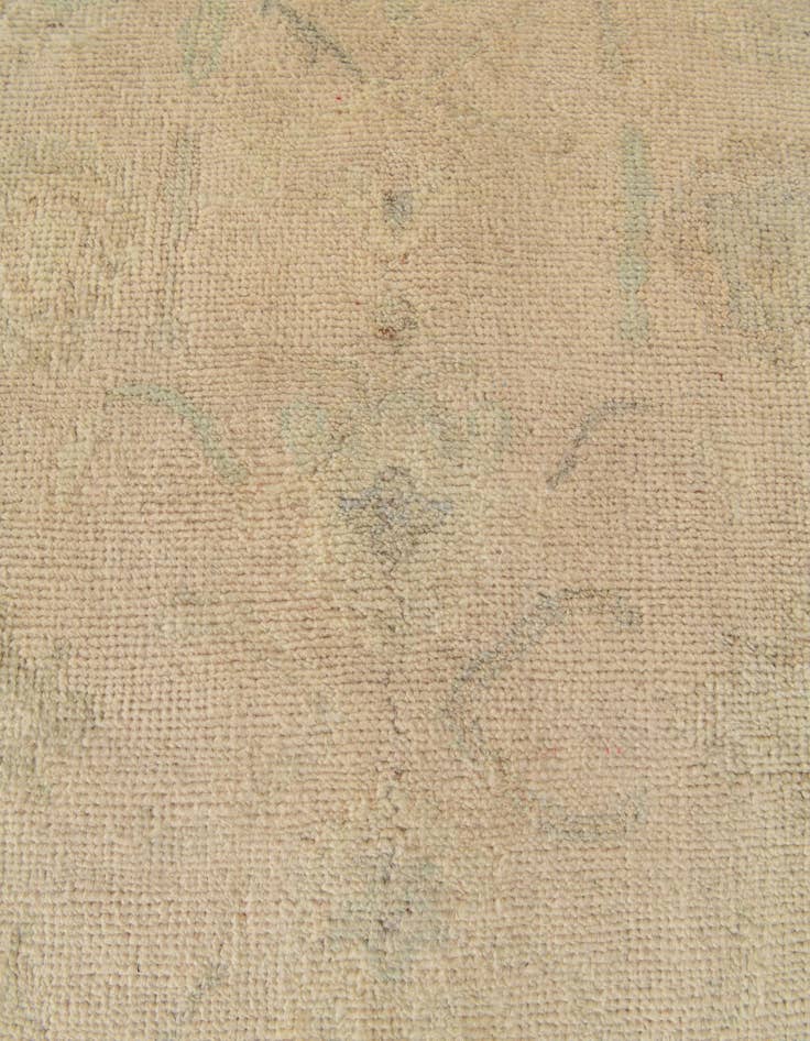 Detail image of  2' 10 x 9' 8  Hand Knotted Oushak Wool Runner Rug