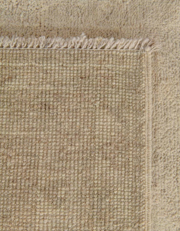 Detail image of  3' 2 x 11' 7  Hand Knotted Oushak Wool Runner Rug
