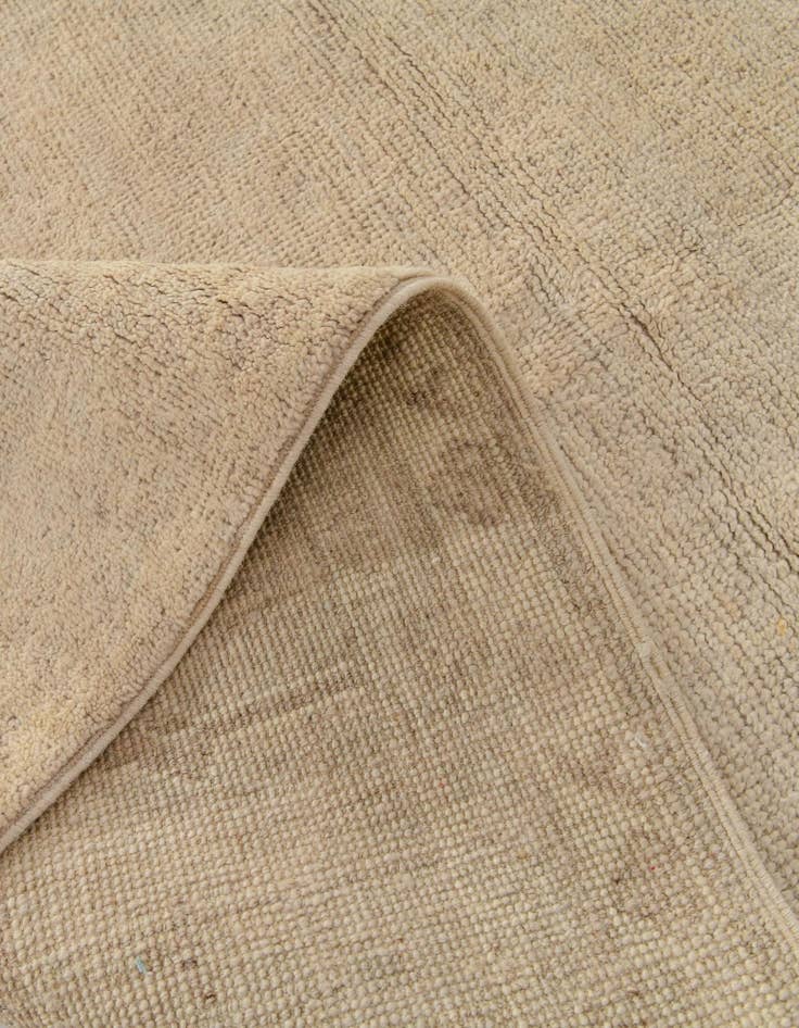 Detail image of  3' 2 x 11' 7  Hand Knotted Oushak Wool Runner Rug