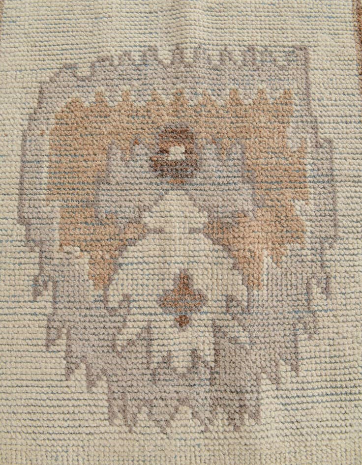 Detail image of  2' 10 x 10' 6  Hand Knotted Oushak Wool Runner Rug