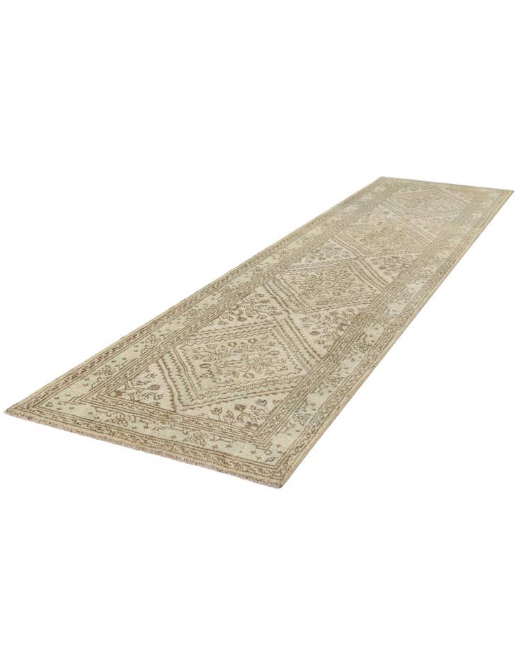 Detail image of  2' 6 x 10' 3  Hand Knotted Oushak Wool Runner Rug