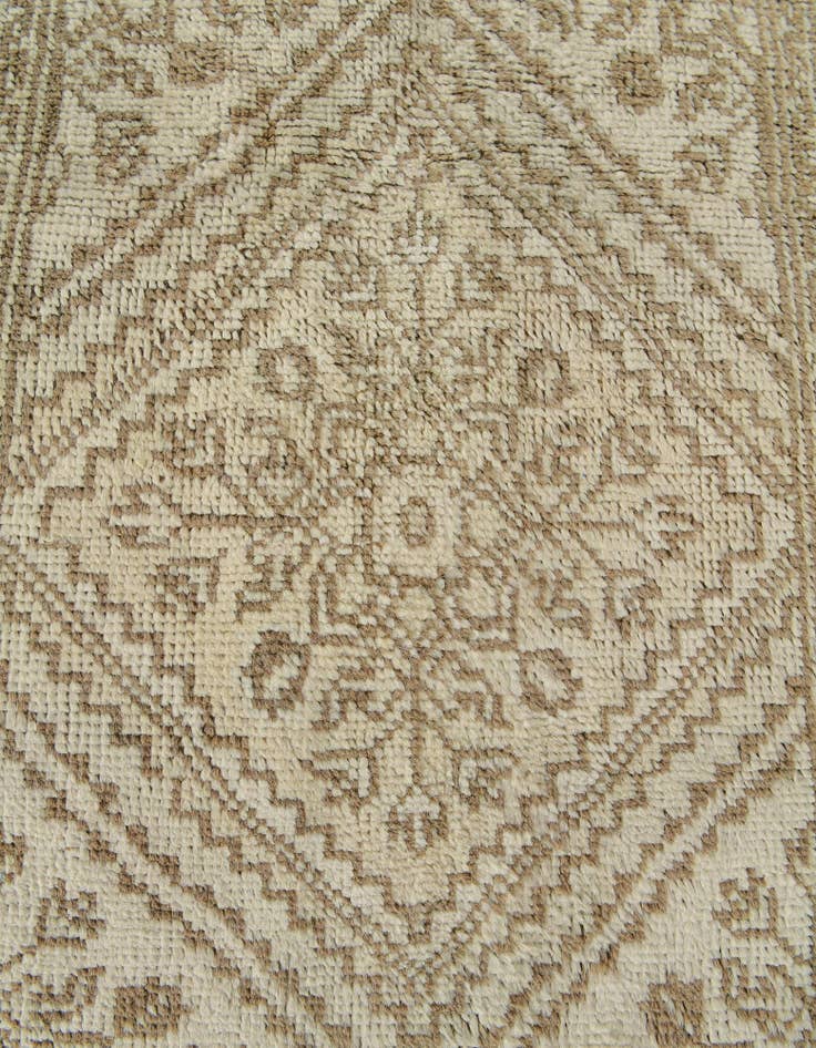 Detail image of  2' 6 x 10' 3  Hand Knotted Oushak Wool Runner Rug