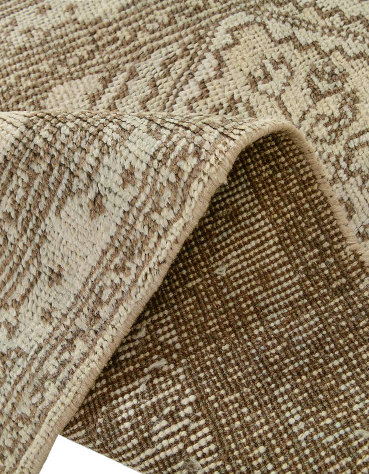 Detail image of  2' 6 x 10' 3  Hand Knotted Oushak Wool Runner Rug