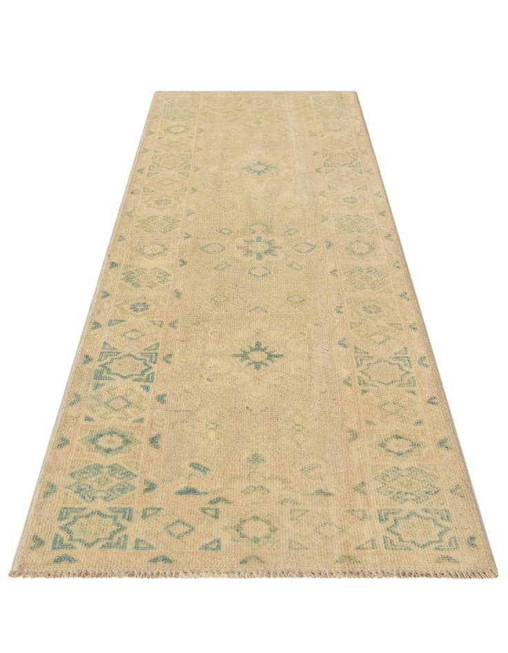 Detail image of  2' 2 x 5' 10  Hand Knotted Oushak Wool Runner Rug