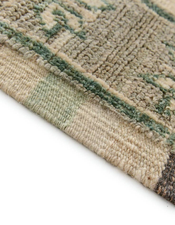 Detail image of  2' 9 x 12' 5  Hand Knotted Oushak Wool Runner Rug