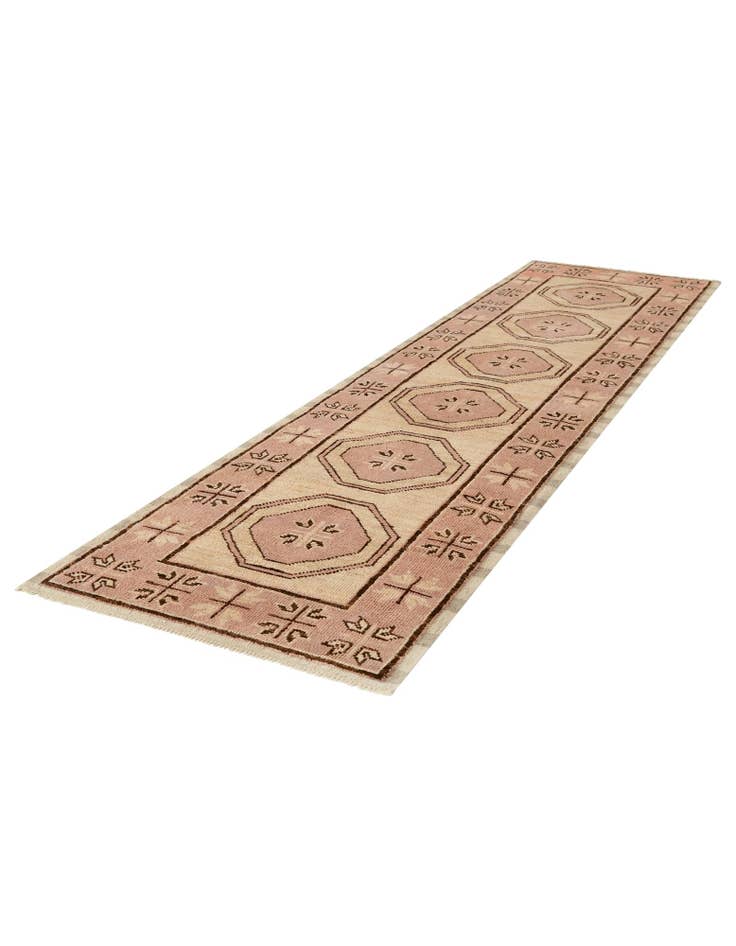 Detail image of  2' 9 x 10' 4  Hand Knotted Oushak Wool Runner Rug