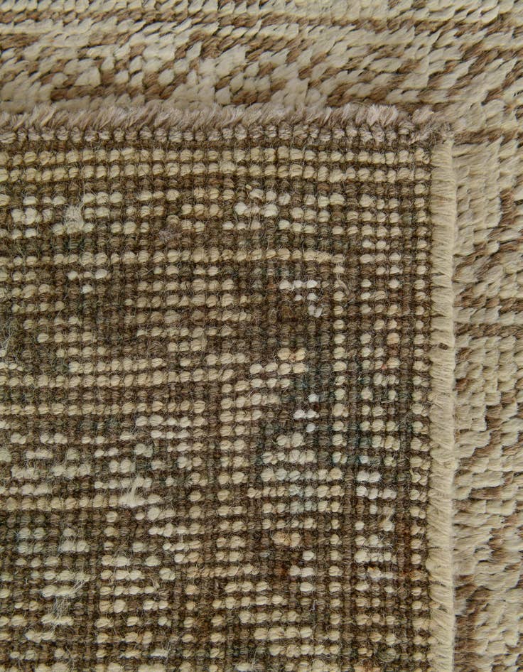 Detail image of  2' 4 x 8' 1  Hand Knotted Oushak Wool Runner Rug