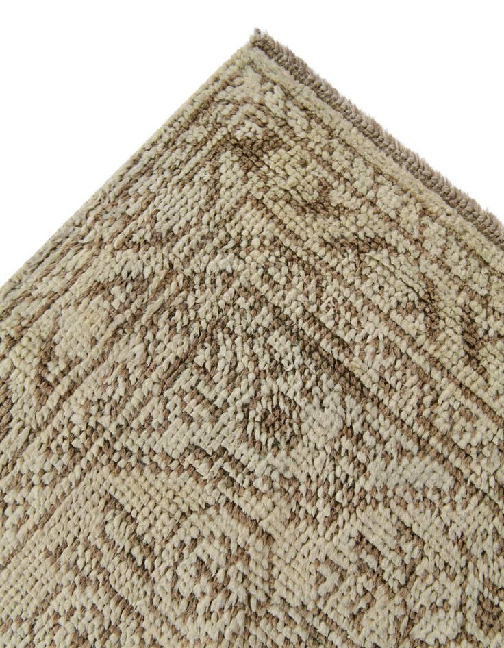 Detail image of  2' 4 x 8' 1  Hand Knotted Oushak Wool Runner Rug