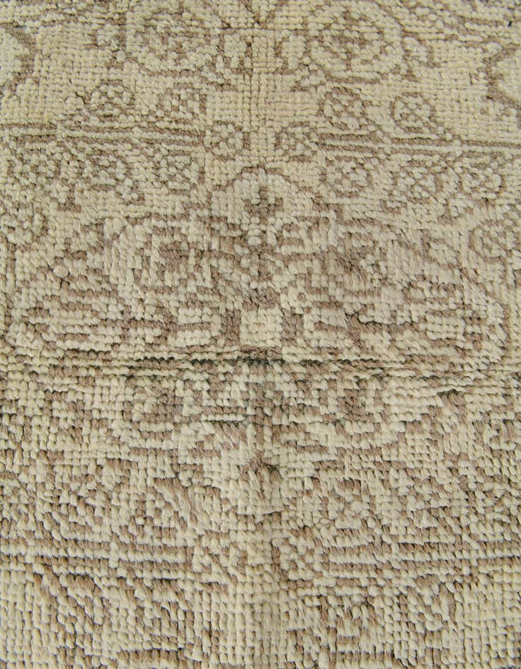 Detail image of  2' 4 x 8' 1  Hand Knotted Oushak Wool Runner Rug