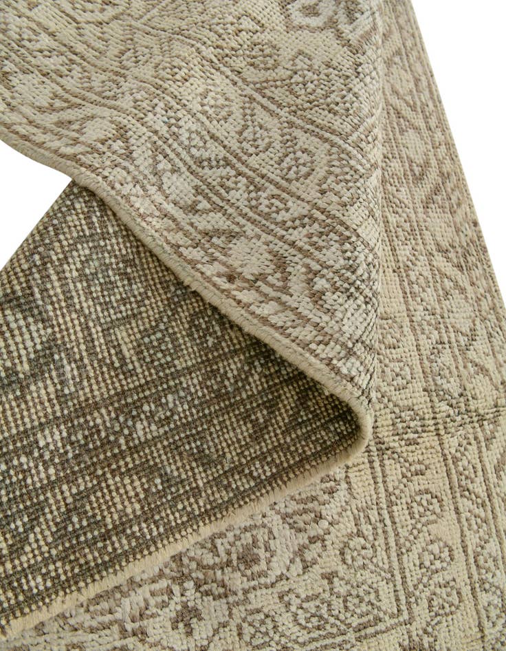 Detail image of  2' 4 x 8' 1  Hand Knotted Oushak Wool Runner Rug