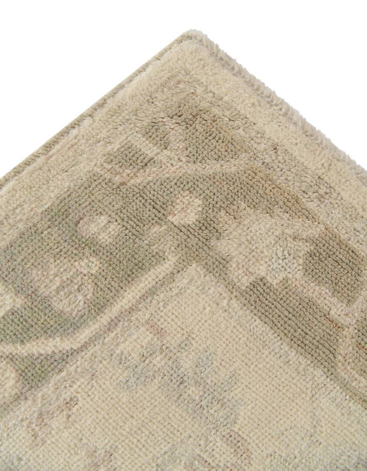 Detail image of  2' 9 x 9' 11  Hand Knotted Oushak Wool Runner Rug
