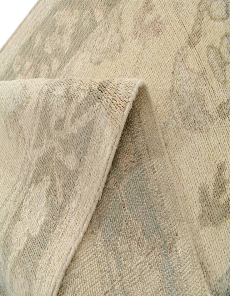 Detail image of  2' 9 x 9' 11  Hand Knotted Oushak Wool Runner Rug