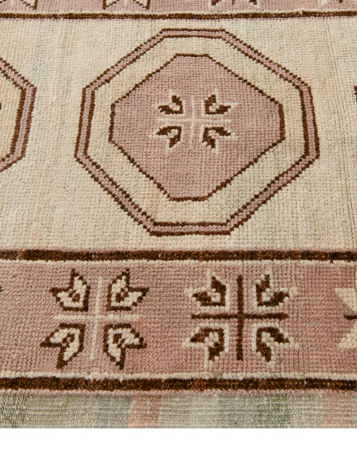 Detail image of  2' 9 x 12' 8  Hand Knotted Oushak Wool Runner Rug