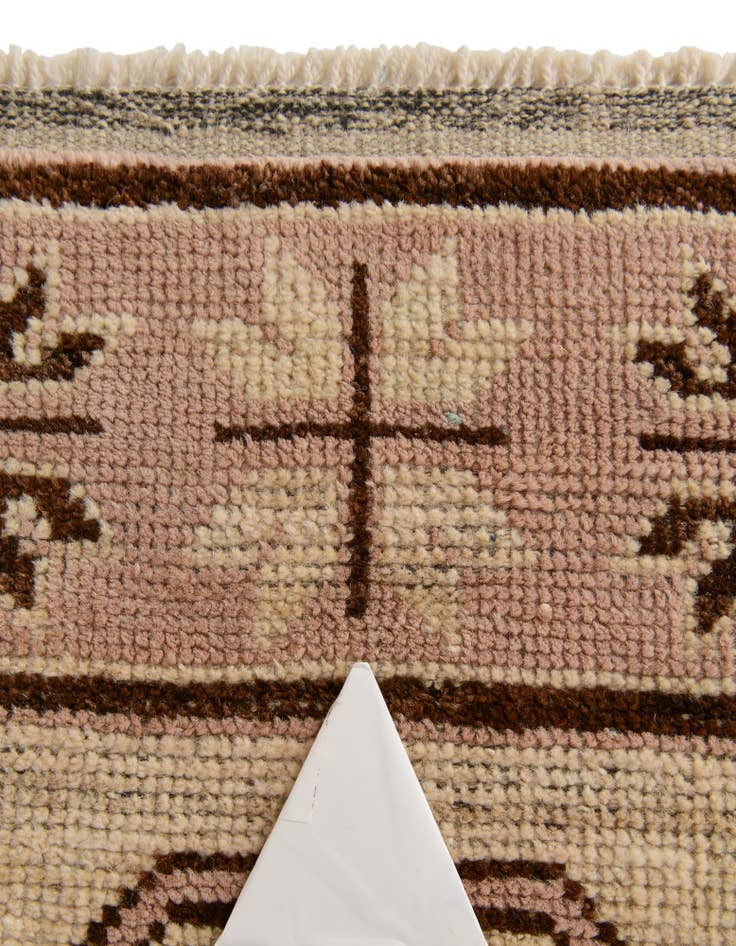 Detail image of  2' 9 x 12' 8  Hand Knotted Oushak Wool Runner Rug