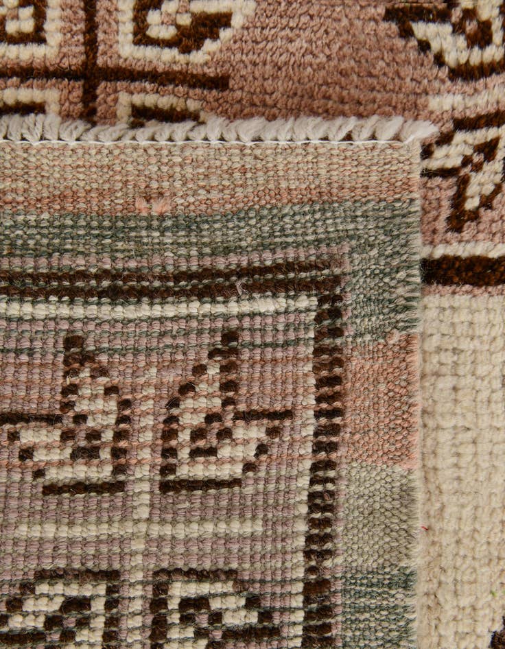 Detail image of  2' 9 x 12' 8  Hand Knotted Oushak Wool Runner Rug