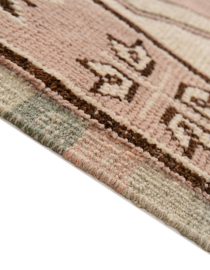 Detail image of  2' 9 x 12' 8  Hand Knotted Oushak Wool Runner Rug
