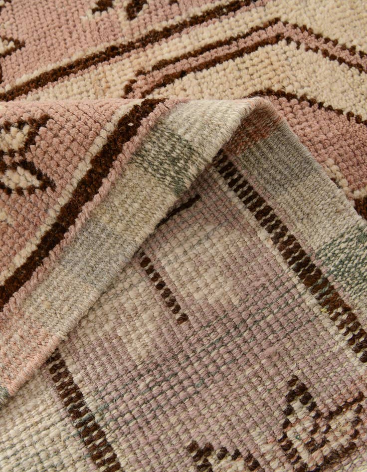 Detail image of  2' 9 x 12' 8  Hand Knotted Oushak Wool Runner Rug