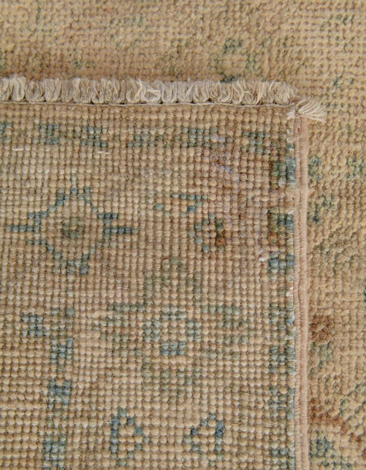 Detail image of  2' 1 x 5' 10  Hand Knotted Oushak Wool Runner Rug