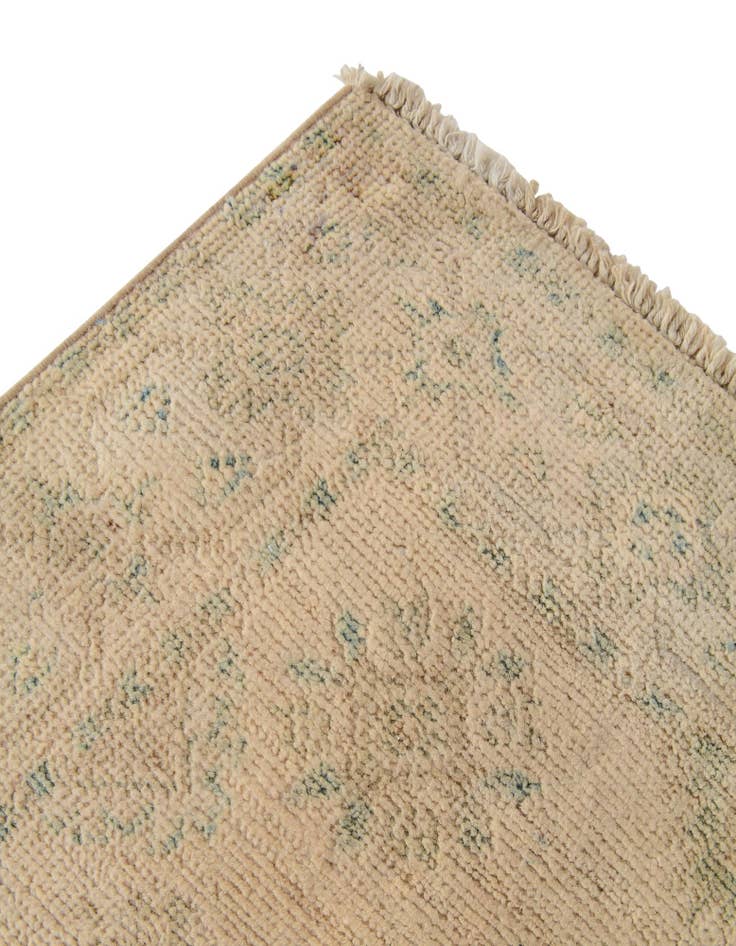 Detail image of  2' 1 x 5' 10  Hand Knotted Oushak Wool Runner Rug