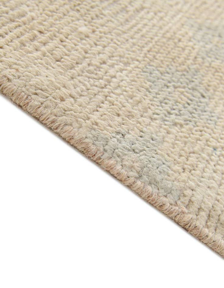 Detail image of  3' 4 x 10' 2  Hand Knotted Oushak Wool Runner Rug