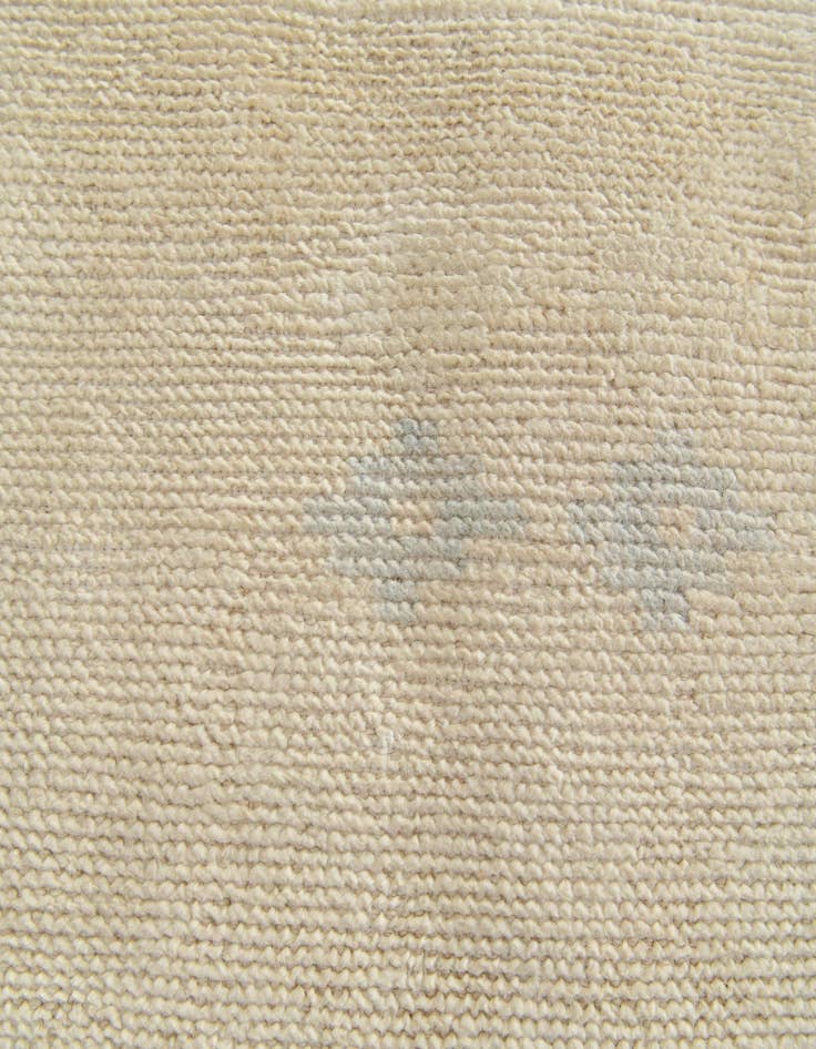 Detail image of  3' 4 x 10' 2  Hand Knotted Oushak Wool Runner Rug