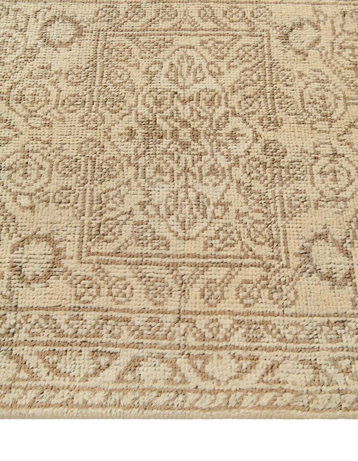 Detail image of  2' 5 x 8' 1  Hand Knotted Oushak Wool Runner Rug