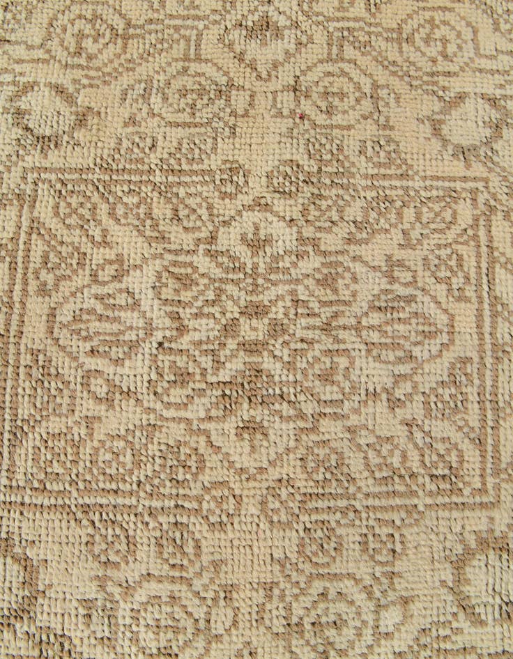 Detail image of  2' 5 x 8' 1  Hand Knotted Oushak Wool Runner Rug