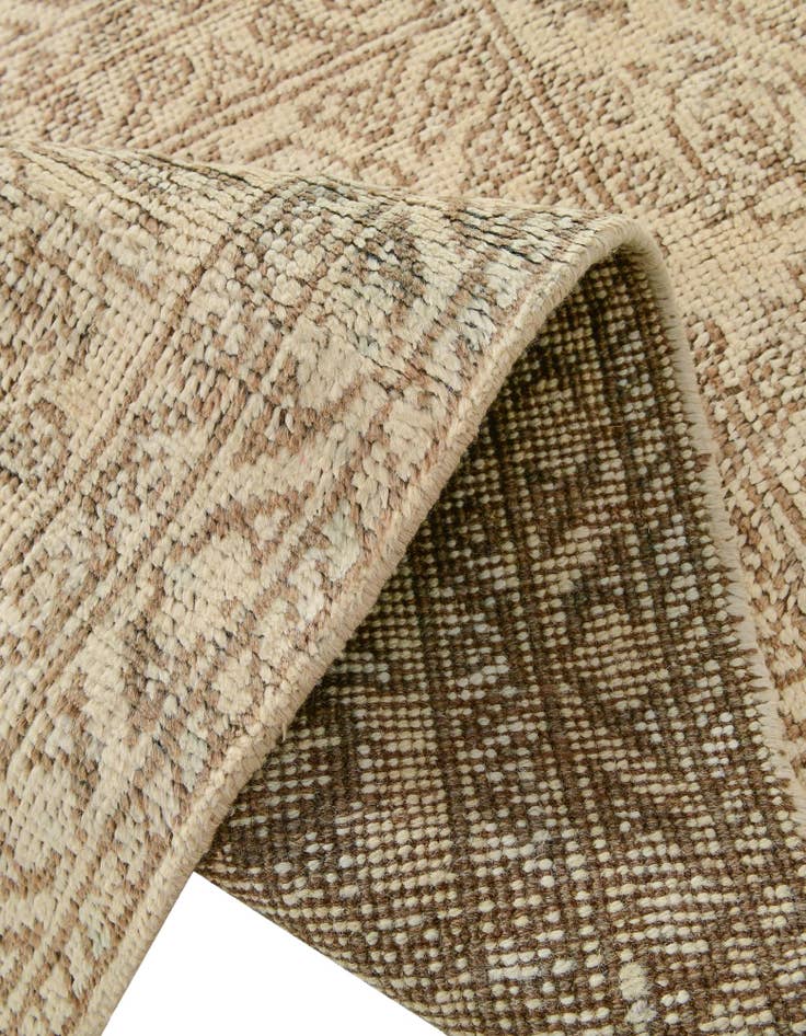 Detail image of  2' 5 x 8' 1  Hand Knotted Oushak Wool Runner Rug