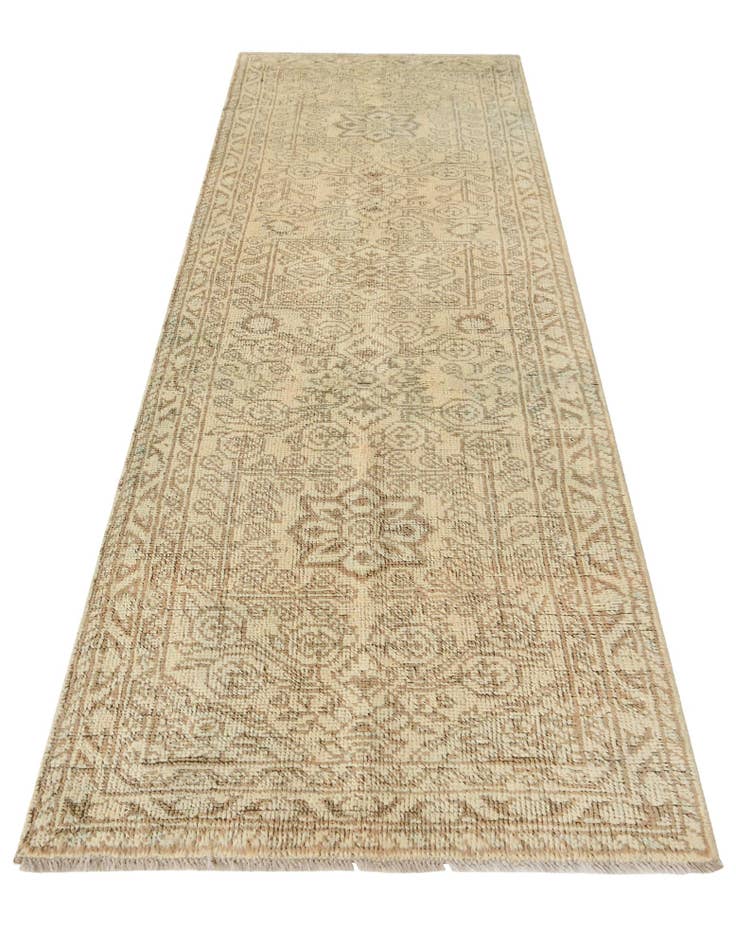 Detail image of  2' 5 x 8' 1  Hand Knotted Oushak Wool Runner Rug