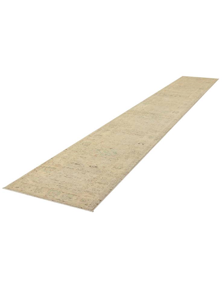 Detail image of  2' 7 x 19' Oushak Wool Runner Rug