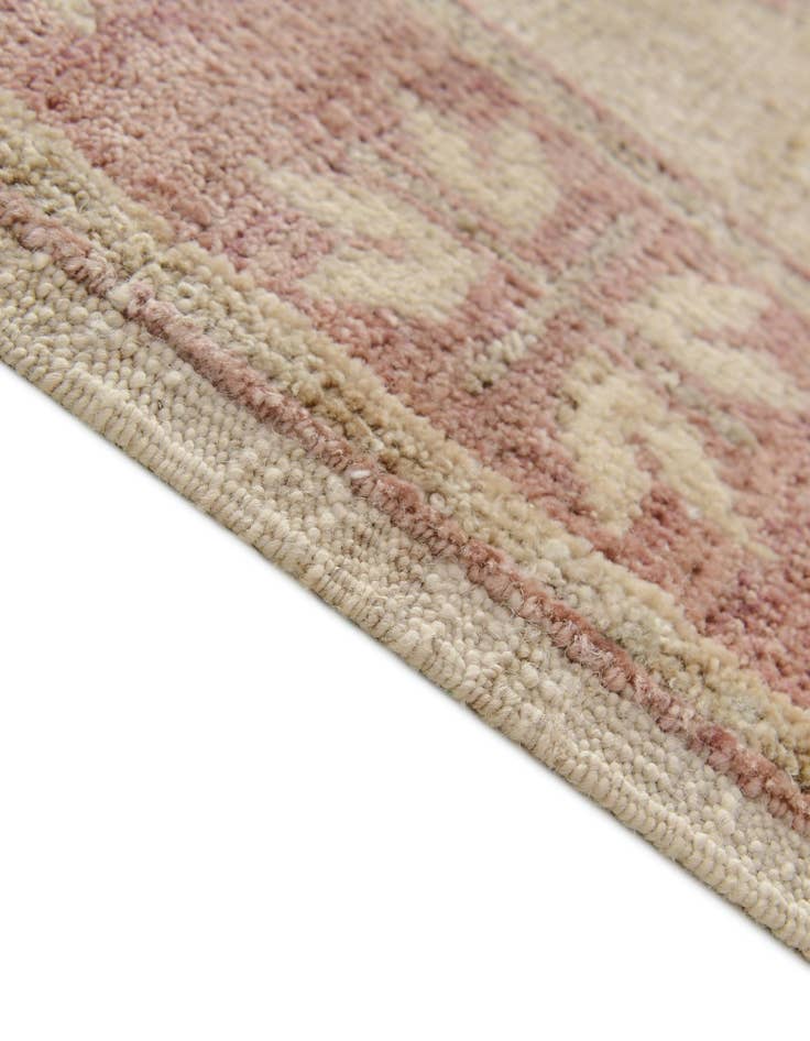 Detail image of  2' 9 x 10'  Hand Knotted Oushak Wool Runner Rug