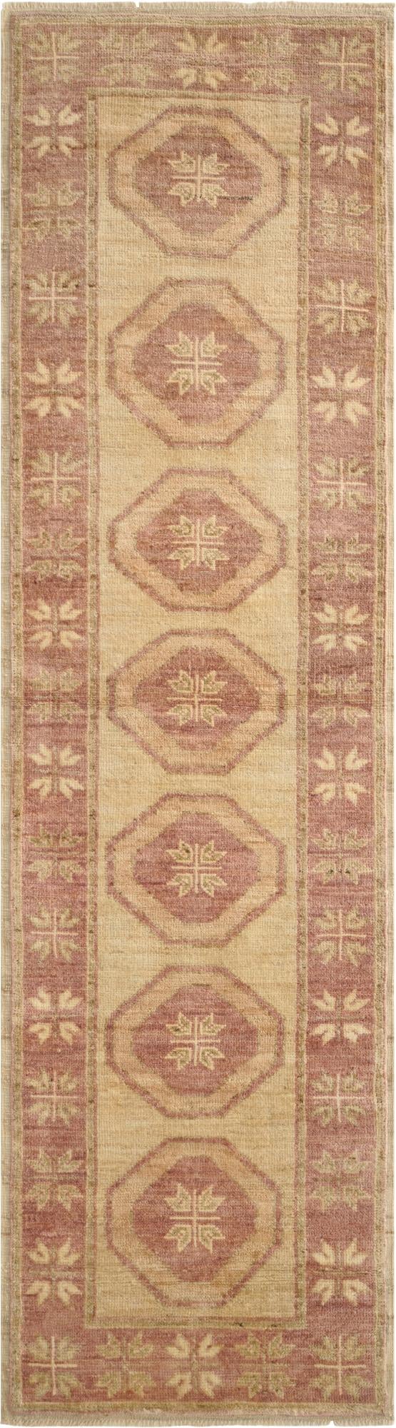  2' 9 x 10'  Hand Knotted Oushak Wool Runner Rug