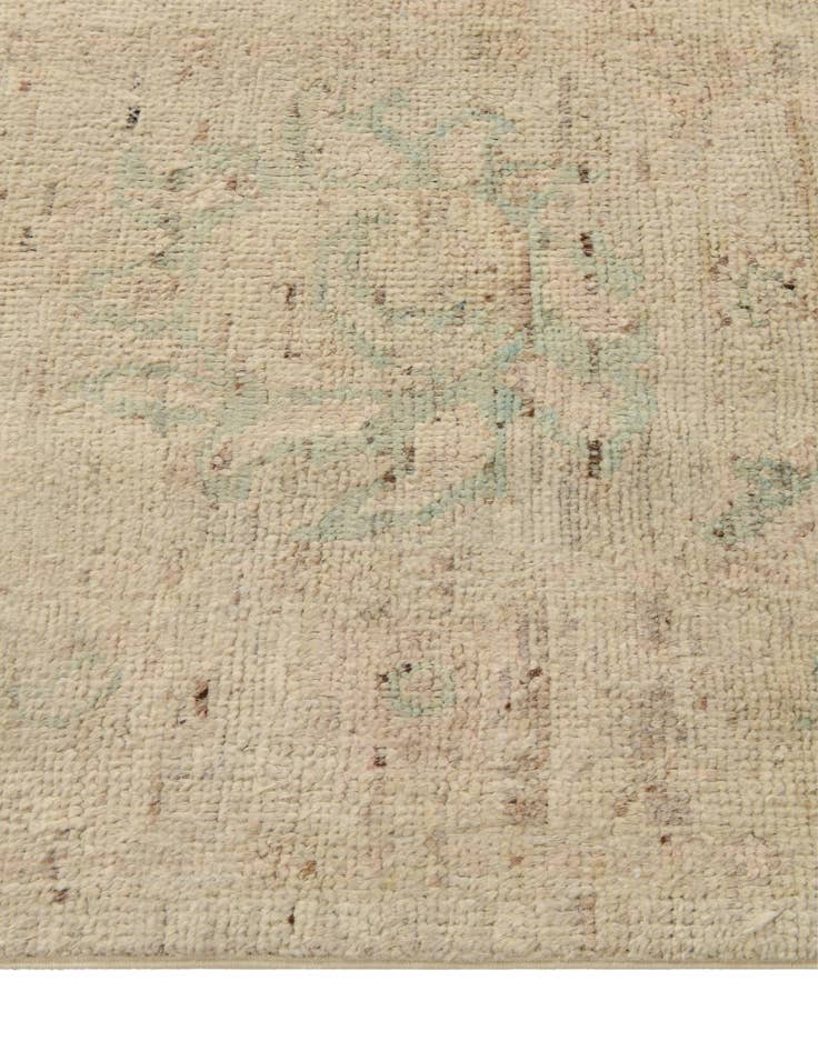 Detail image of  2' 6 x 18' 10  Hand Knotted Oushak Wool Runner Rug