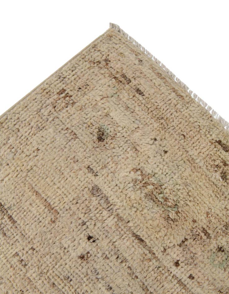 Detail image of  2' 6 x 18' 10  Hand Knotted Oushak Wool Runner Rug