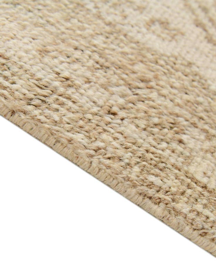 Detail image of  2' 5 x 12' 9  Hand Knotted Oushak Wool Runner Rug