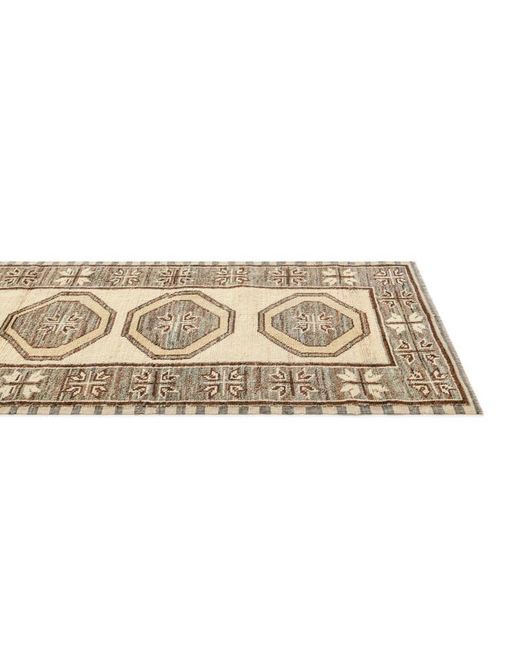 Detail image of  2' 9 x 9' 8  Hand Knotted Oushak Wool Runner Rug