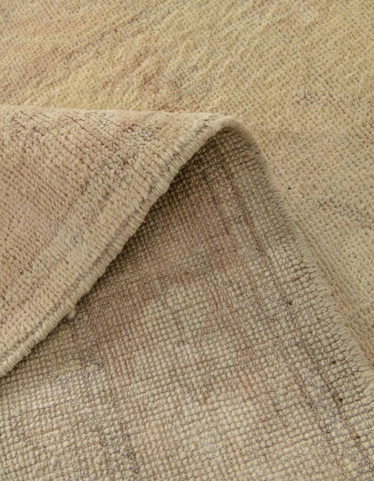 Detail image of  2' 9 x 12'  Hand Knotted Oushak Wool Runner Rug