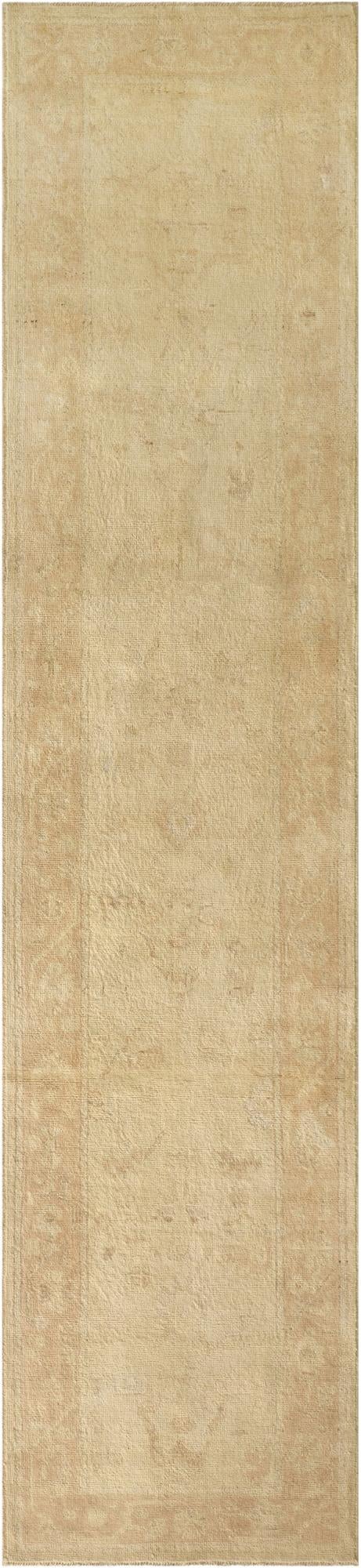  2' 9 x 12'  Hand Knotted Oushak Wool Runner Rug