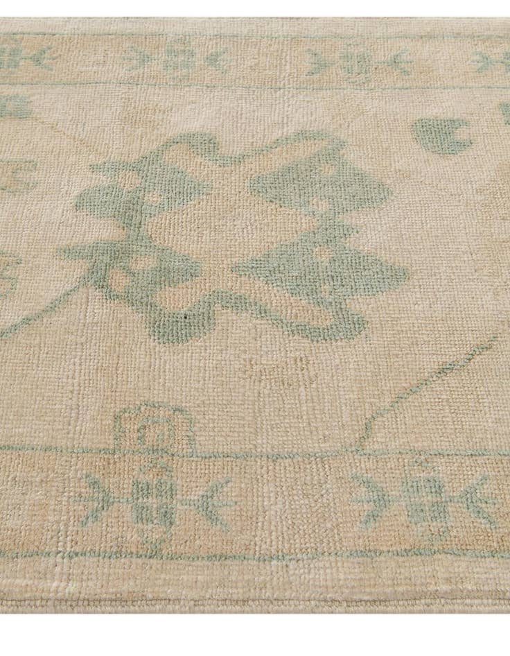 Detail image of  2' 9 x 9' 9  Hand Knotted Oushak Wool Runner Rug
