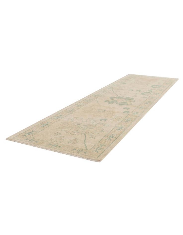 Detail image of  2' 9 x 9' 9  Hand Knotted Oushak Wool Runner Rug