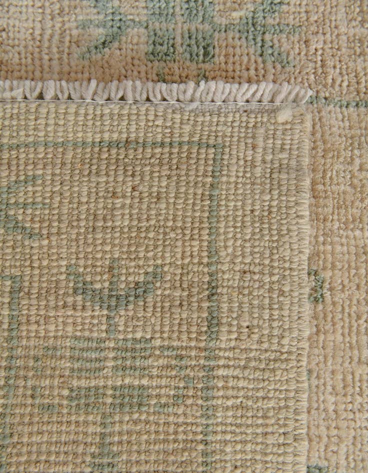 Detail image of  2' 9 x 9' 9  Hand Knotted Oushak Wool Runner Rug