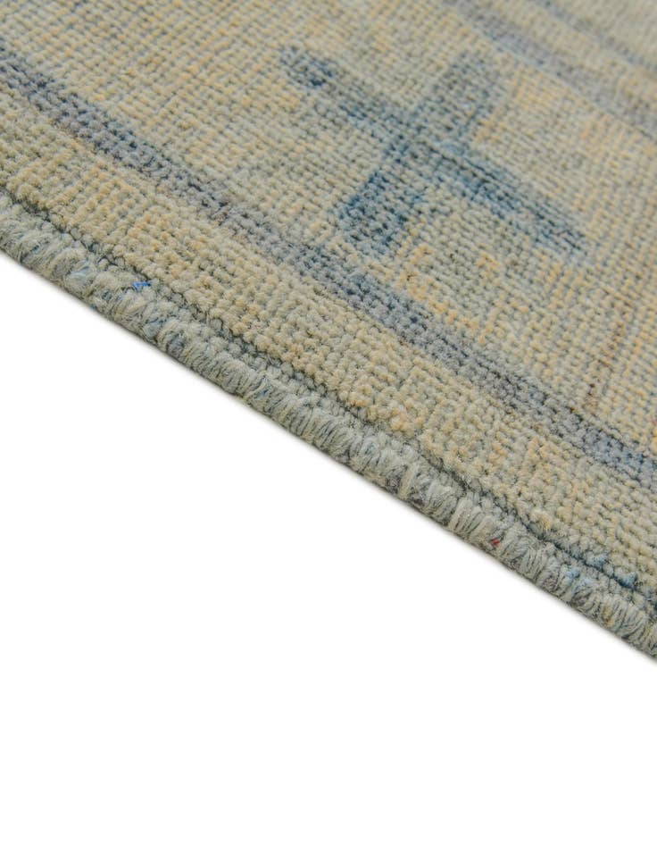 Detail image of 2' 10 x 16' 3 Hand Knotted Oushak Wool Runner Rug