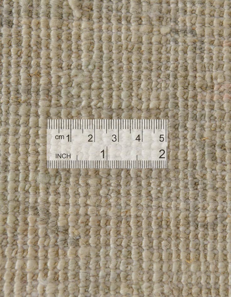 Detail image of 2' 8 x 9' 10 Hand Knotted Oushak Wool Runner Rug