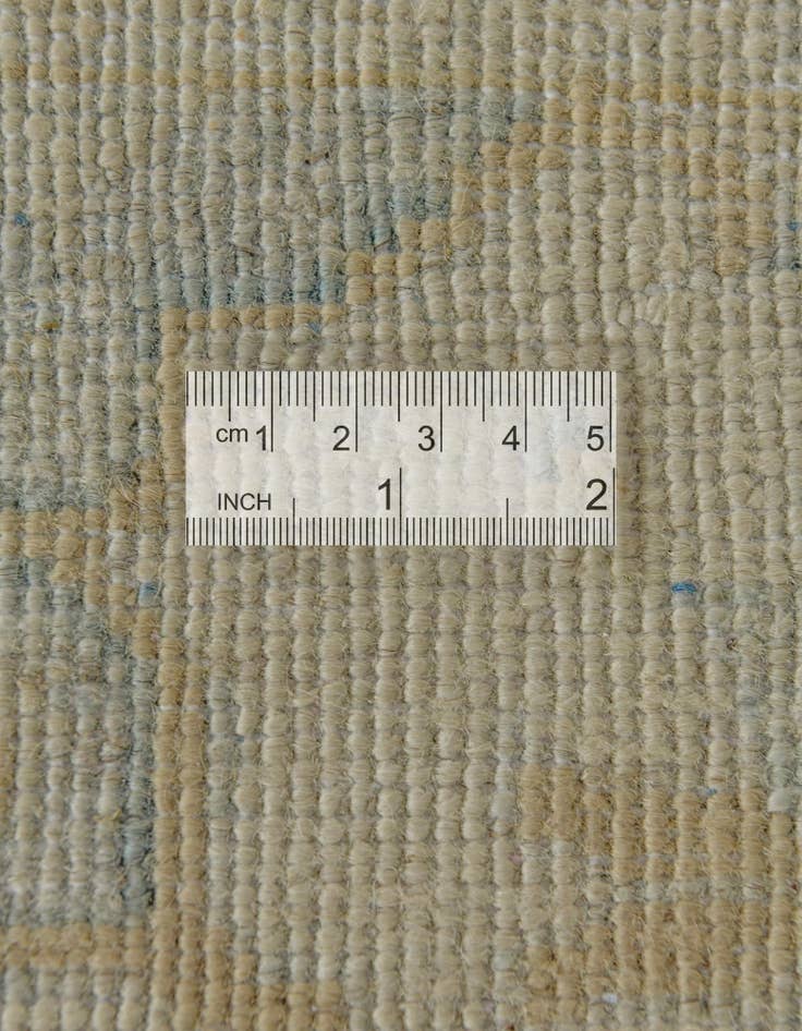 Detail image of 2' 9 x 9' 8 Hand Knotted Oushak Wool Runner Rug