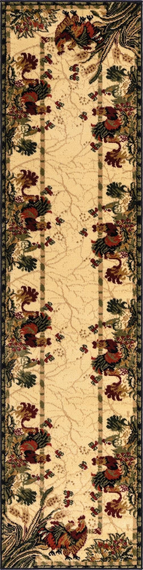  2' x 8' Pastoral Runner Rug